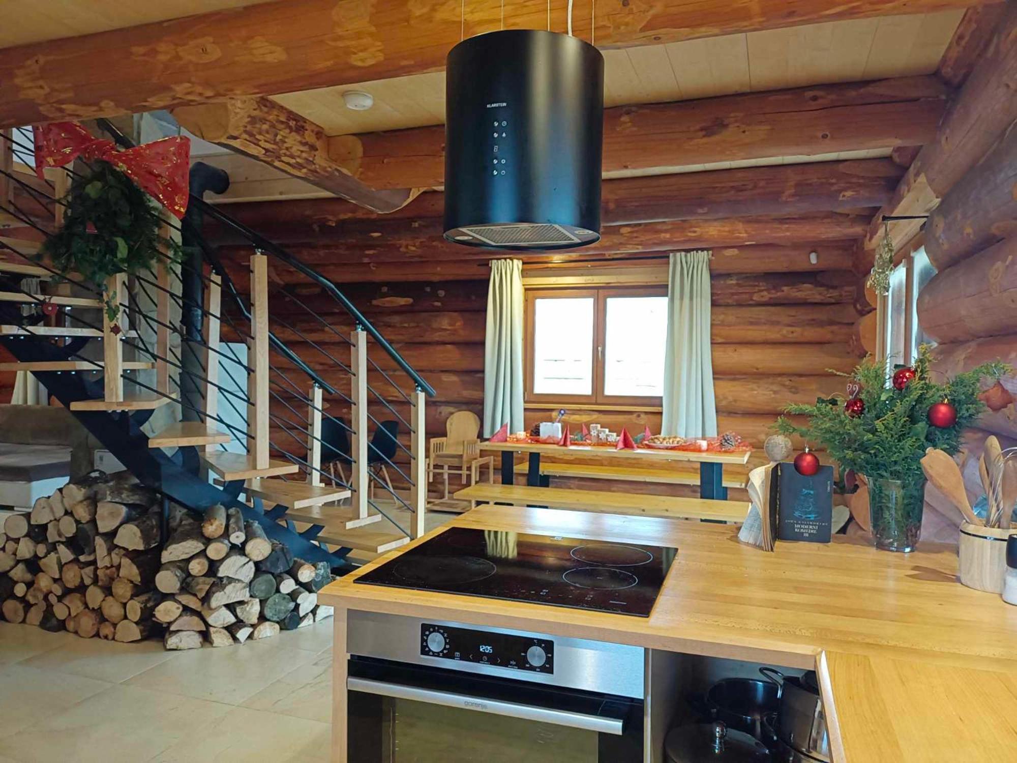 Вилла Wellness Srub U Holubu Malsice Экстерьер фото