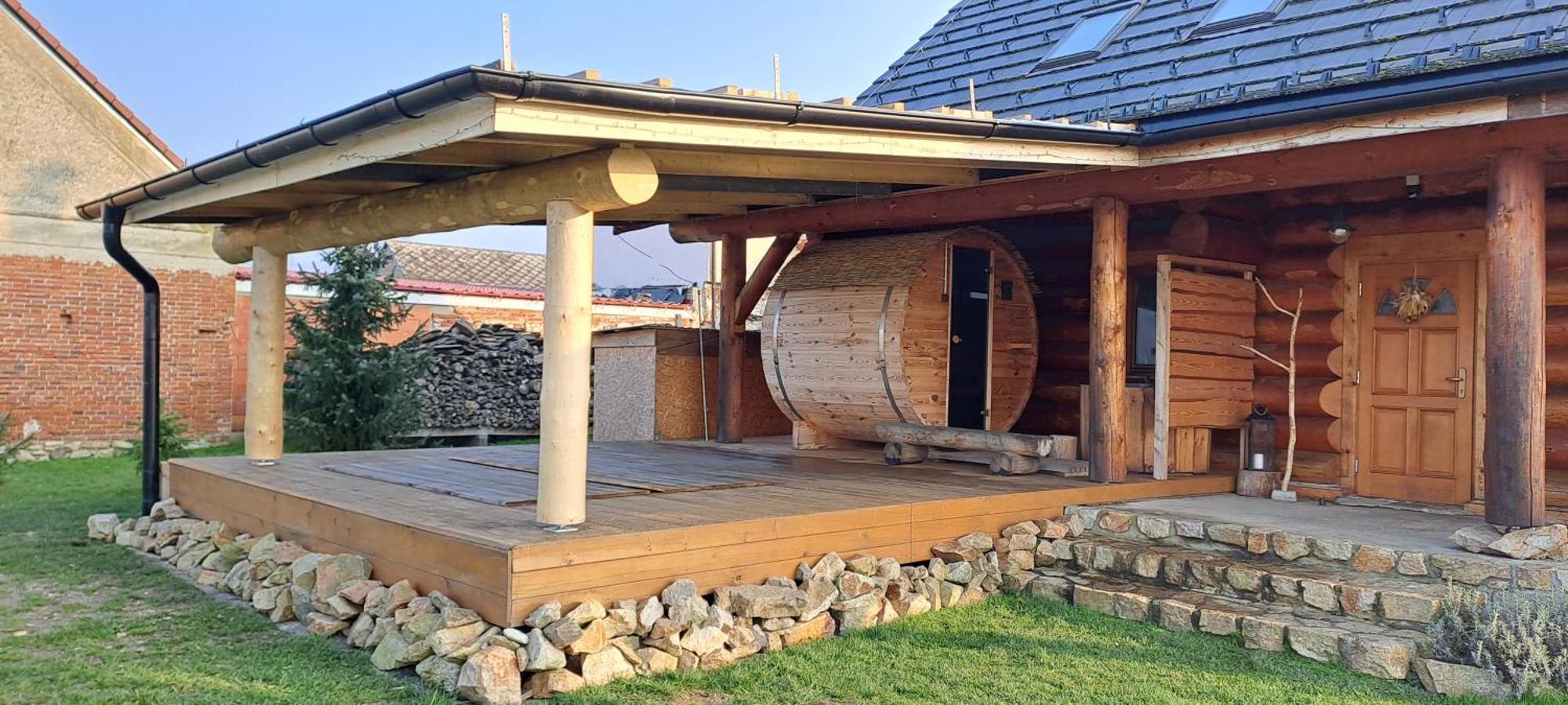 Вилла Wellness Srub U Holubu Malsice Экстерьер фото
