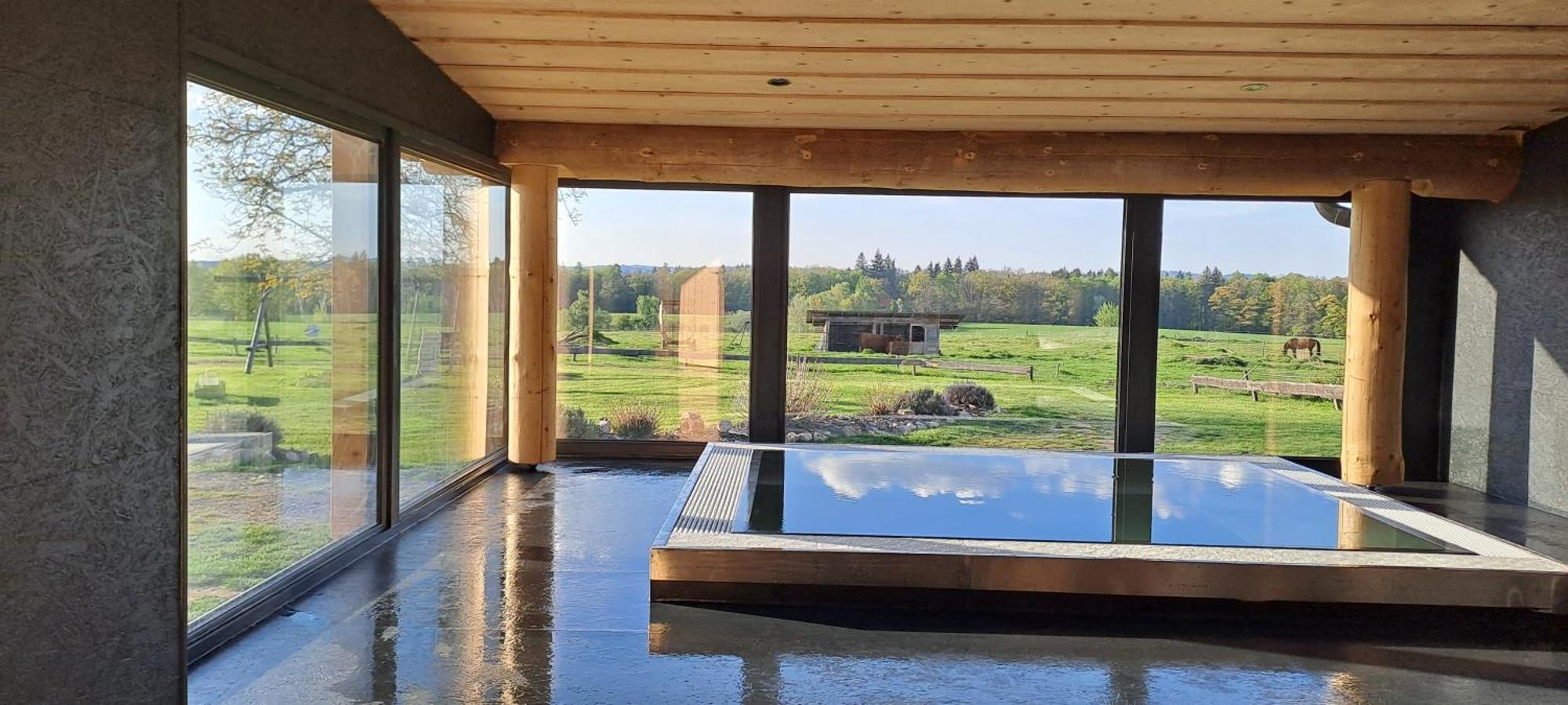 Вилла Wellness Srub U Holubu Malsice Экстерьер фото