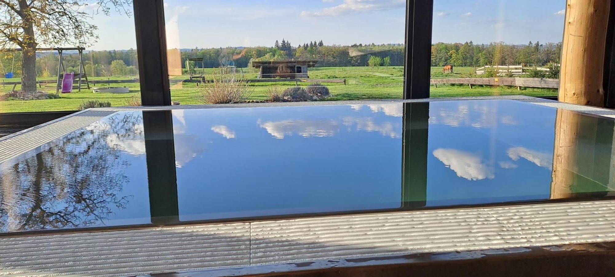 Вилла Wellness Srub U Holubu Malsice Экстерьер фото