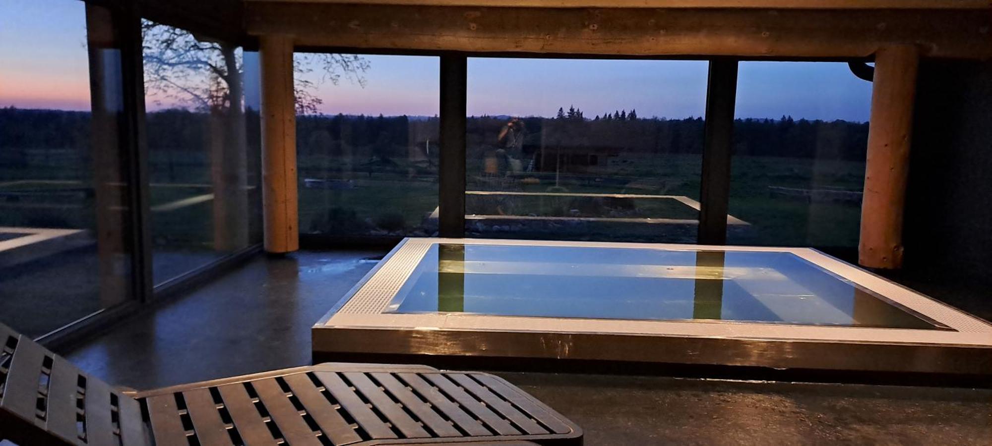 Вилла Wellness Srub U Holubu Malsice Экстерьер фото